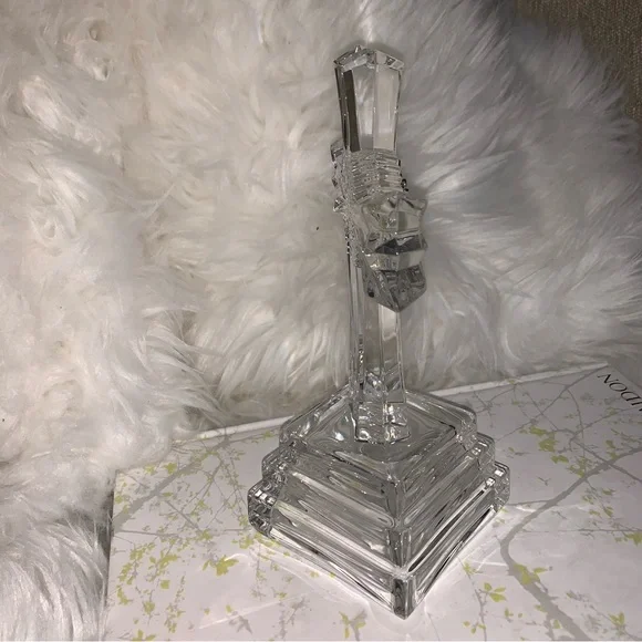 Beautiful Crystal Cross with Ruby Stone Center - Picture 4 of 7